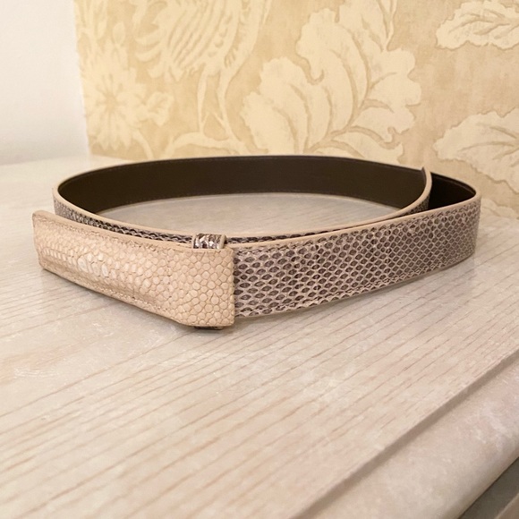 RARE Bottega Veneta Snakeskin Belt. ONLY USED TWICE. LOOKS GREAT main image 5